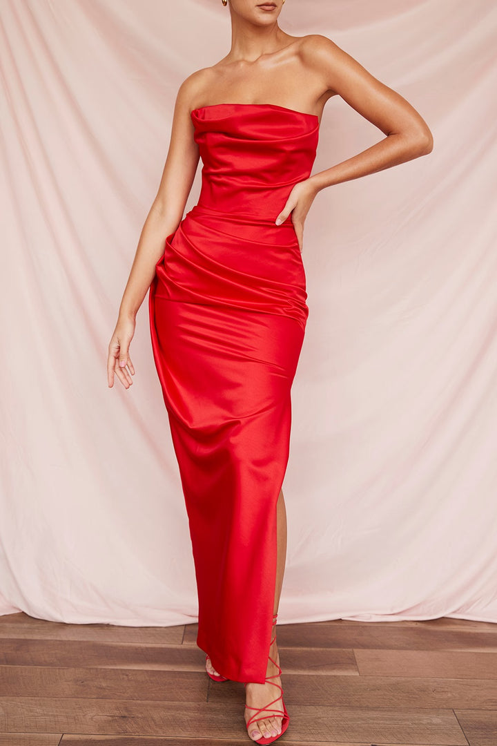 Adrienne Maxi (Red) - First Date Rentals