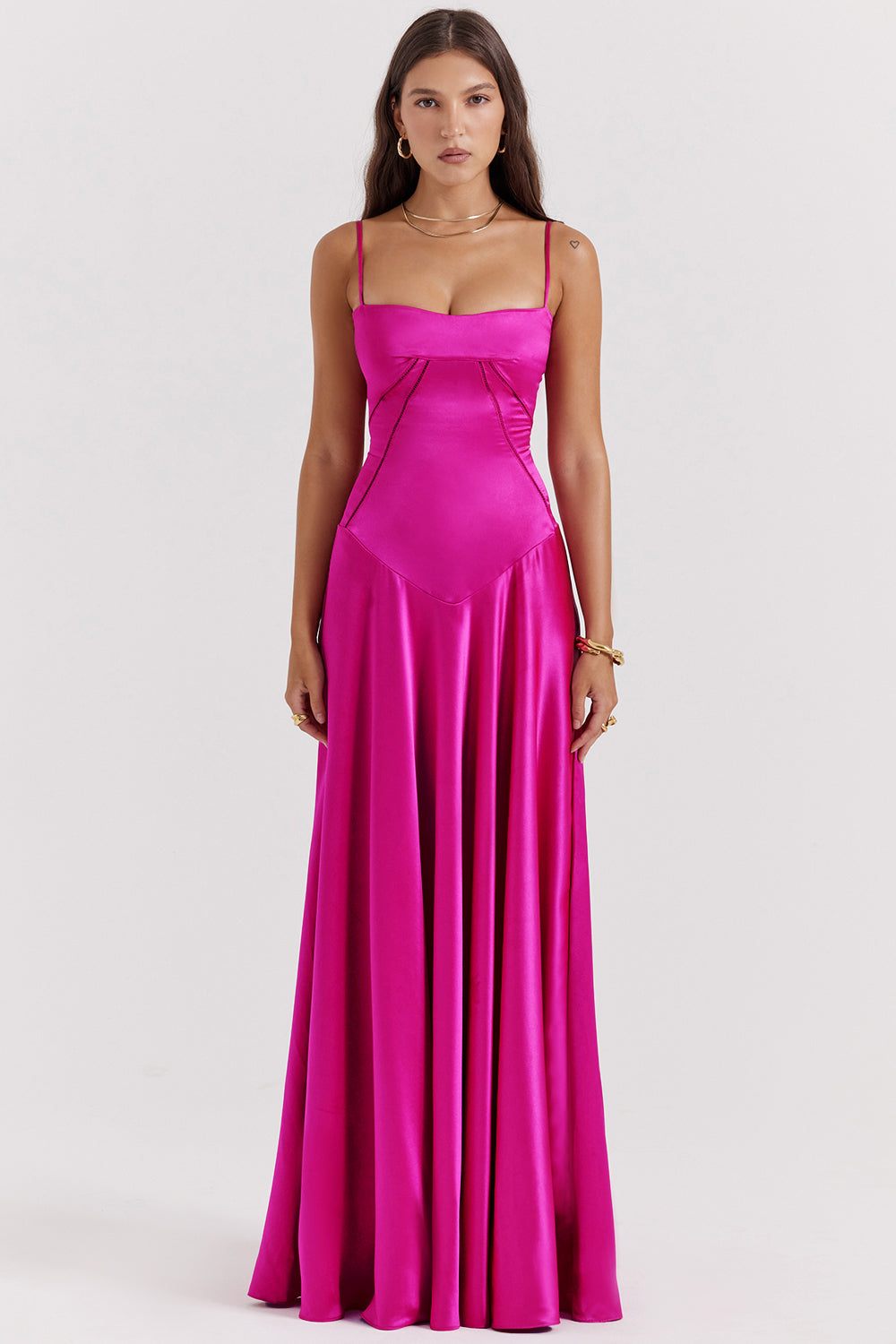 Anabella Gown (FUCHSIA) - First Date Rentals