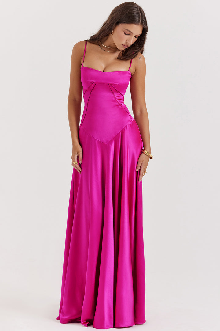 Anabella Gown (FUCHSIA) - First Date Rentals