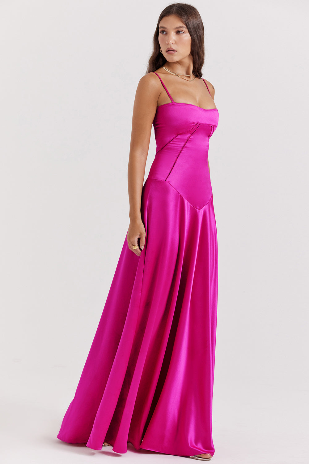 Anabella Gown (FUCHSIA) - First Date Rentals