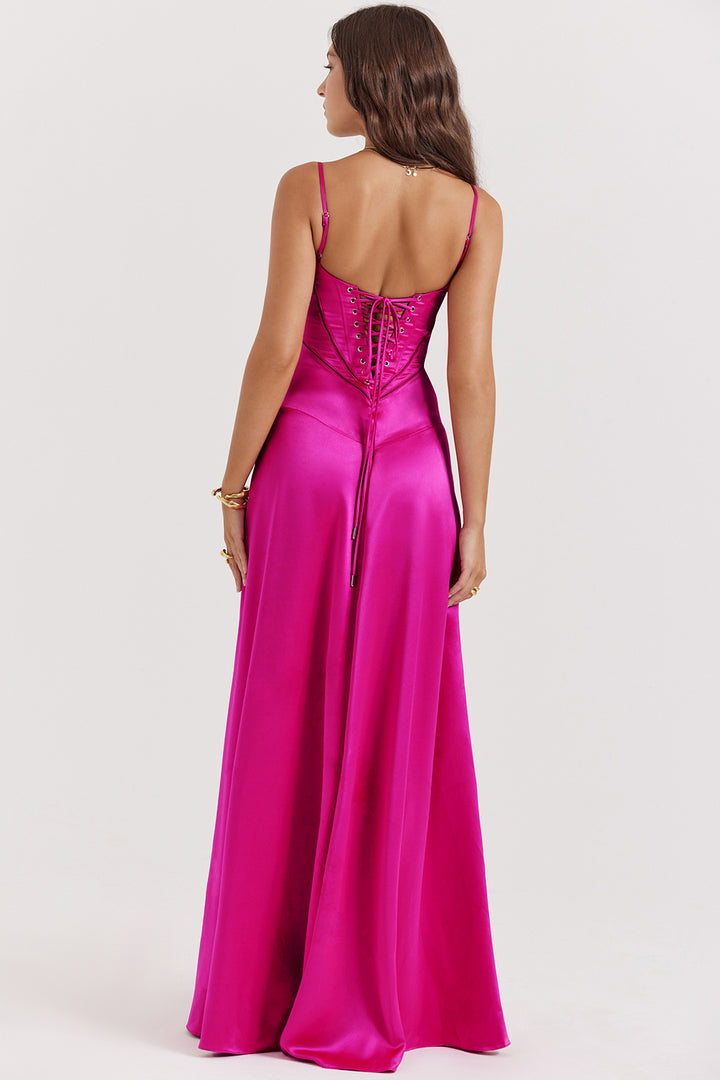 Anabella Gown (FUCHSIA) - First Date Rentals