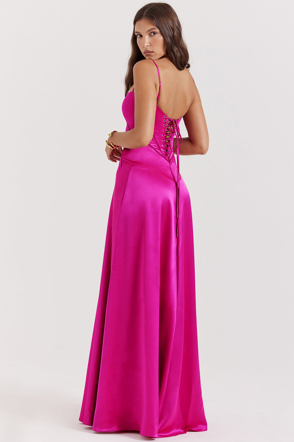 Anabella Gown (FUCHSIA) - First Date Rentals
