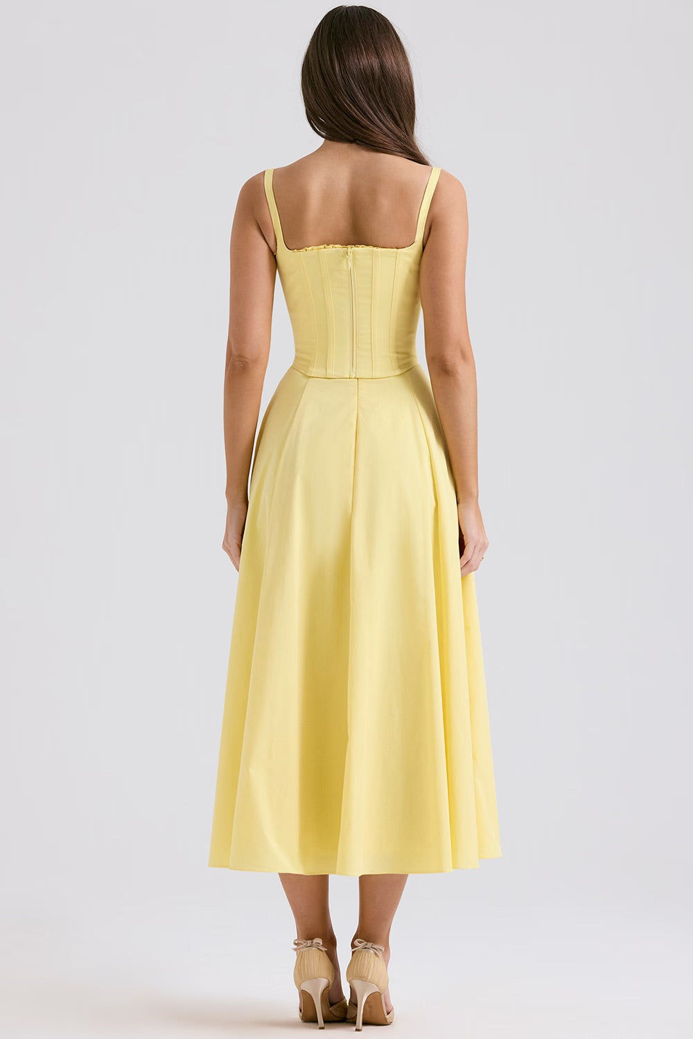 Clarabelle Dress (Yellow) - First Date Rentals
