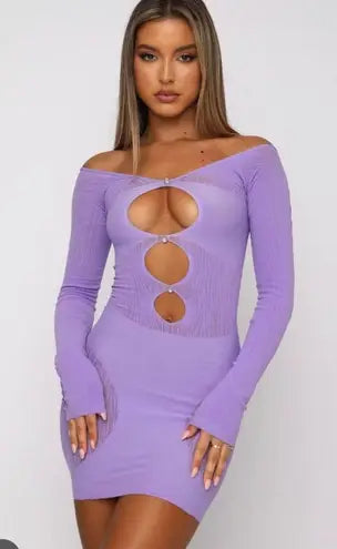 Keep On Looking Dress Purple FOR SALE