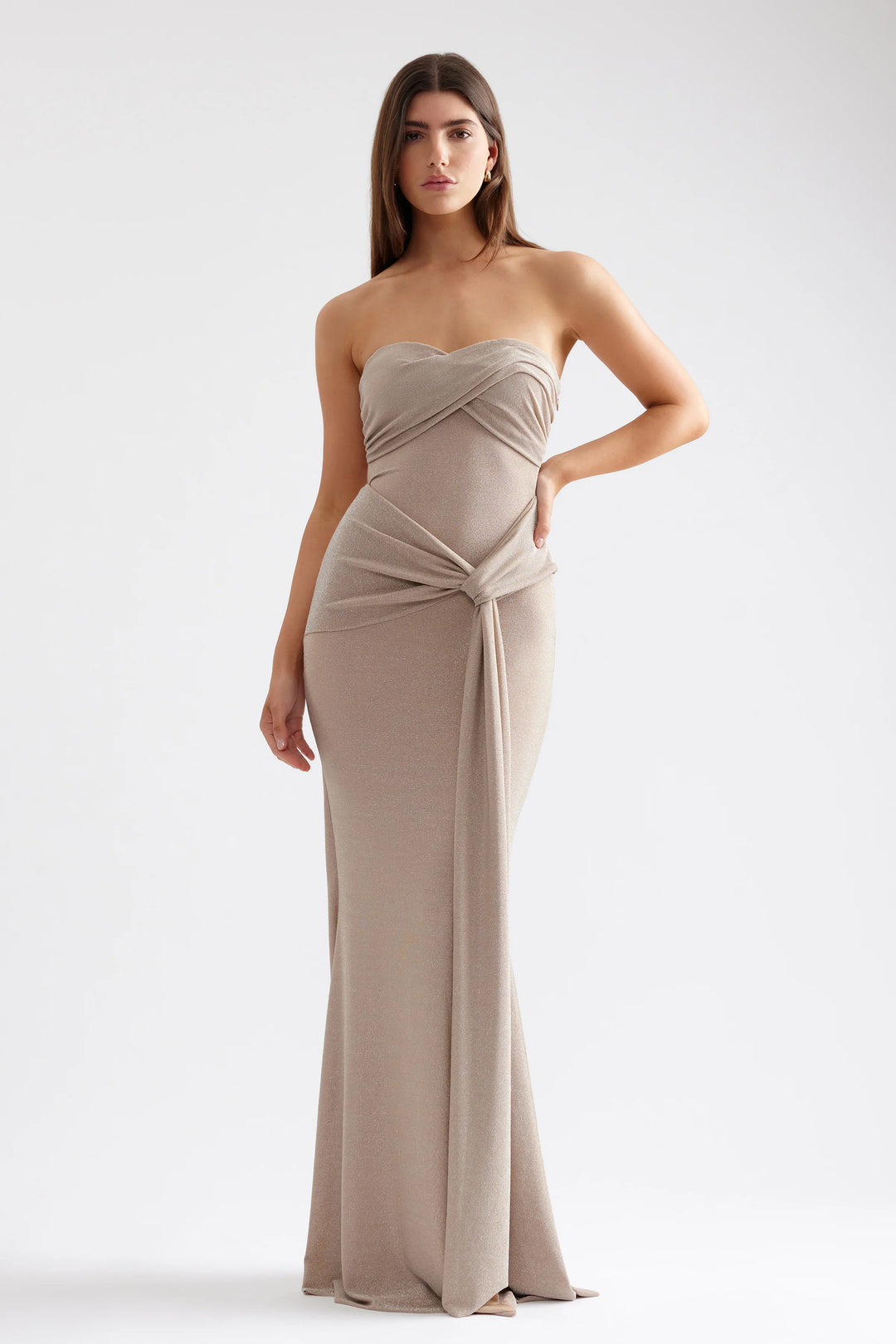 Tiffany Dress (Champagne) - First Date Rentals