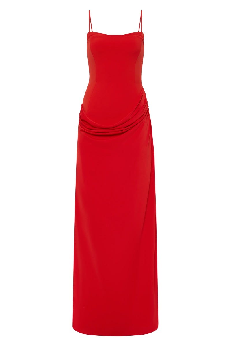 Kahlo Dress (Red) - First Date Rentals