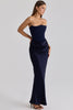 Persephone Strapless Corset Maxi (Navy)