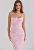 Anisa Crystal Pink Embellished Gown