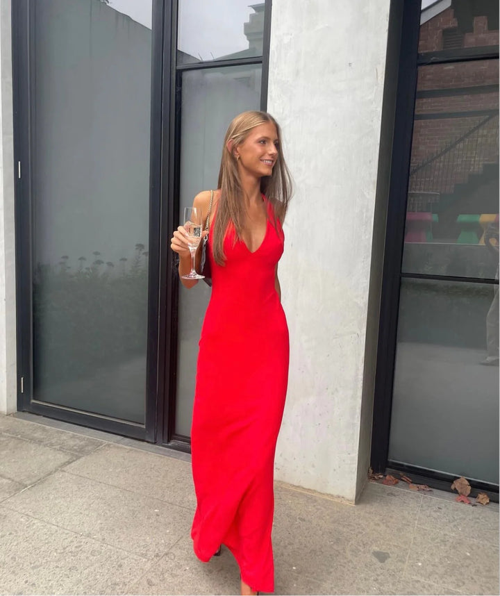 Eiza Gown (Red) - First Date Rentals