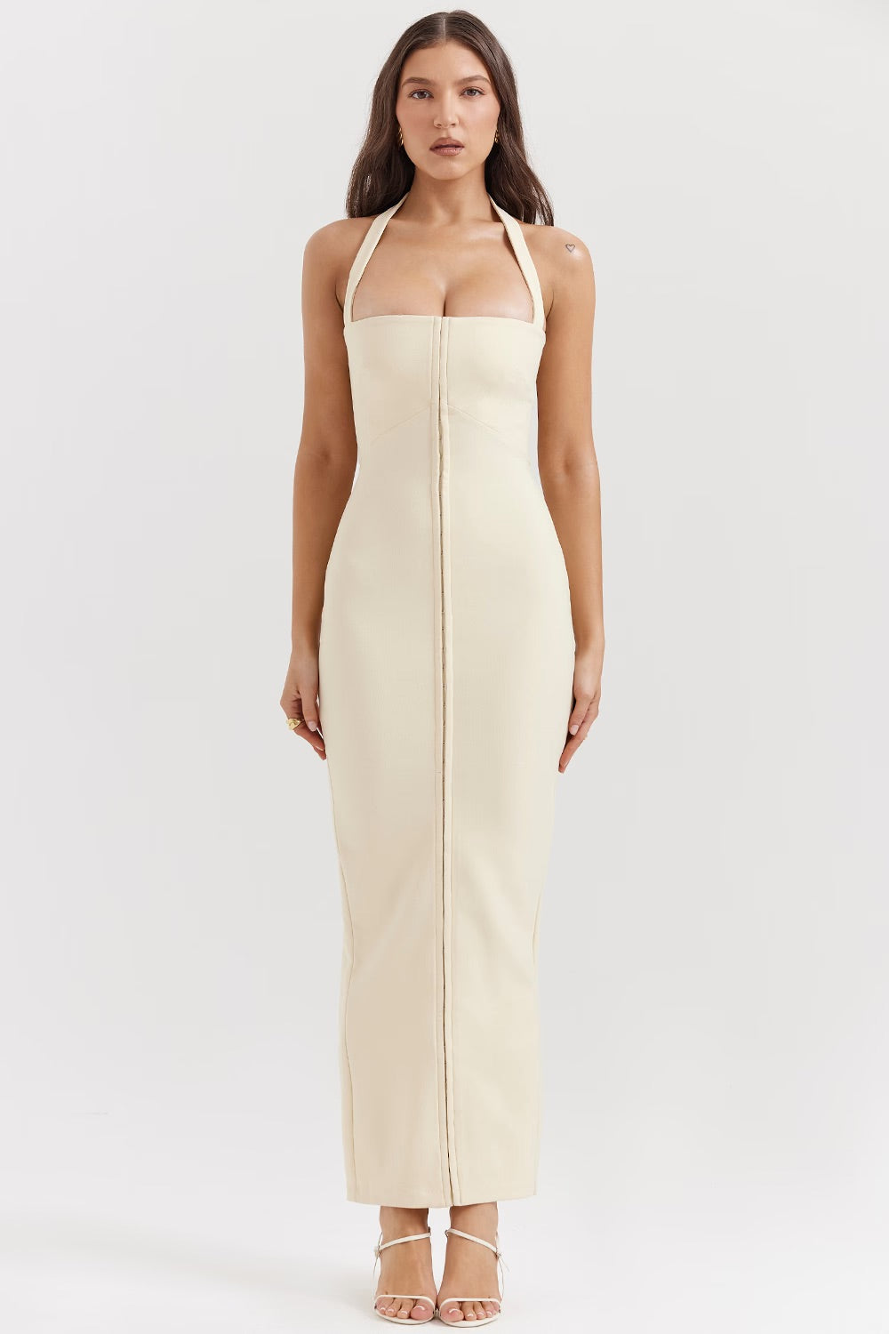 Mia Dress Butter - First Date Rentals