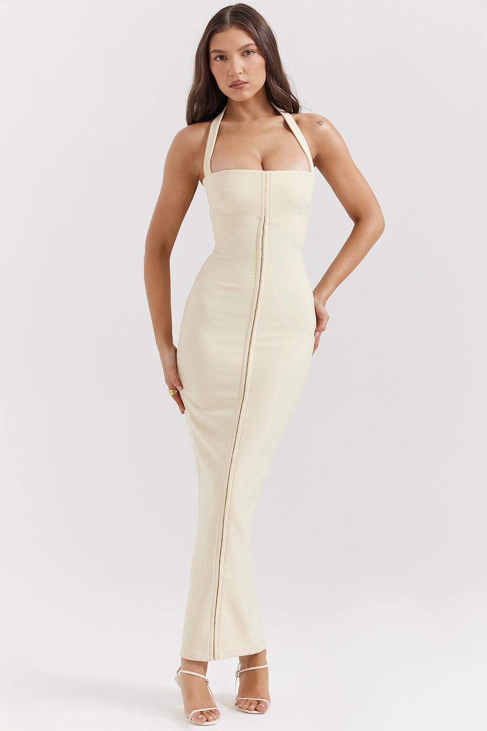 Mia Dress Butter - First Date Rentals