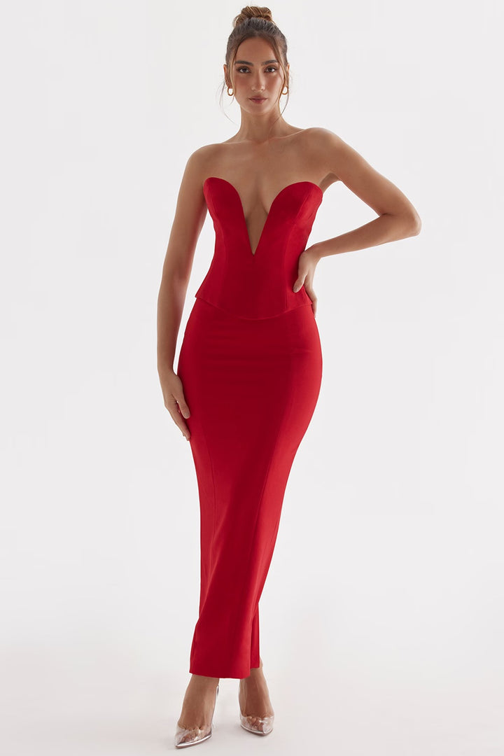 Lydia Tamara Set (Red) - First Date Rentals