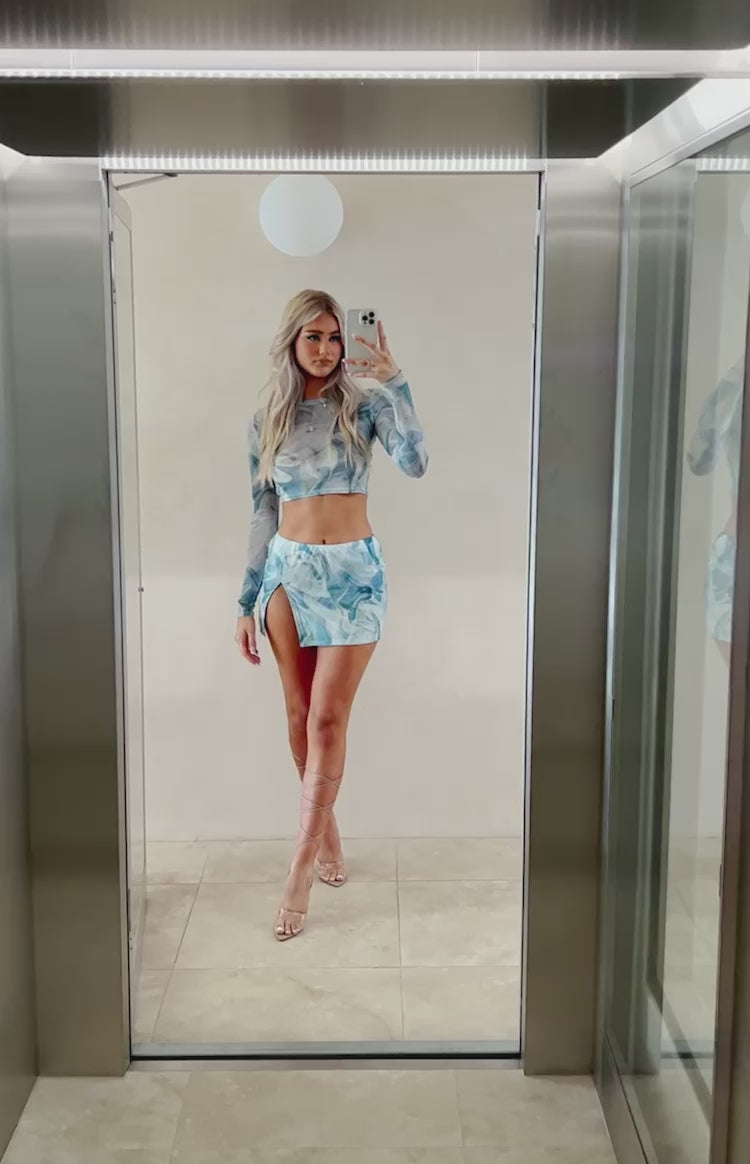 Harper Mesh Set (Blue) FOR SALE