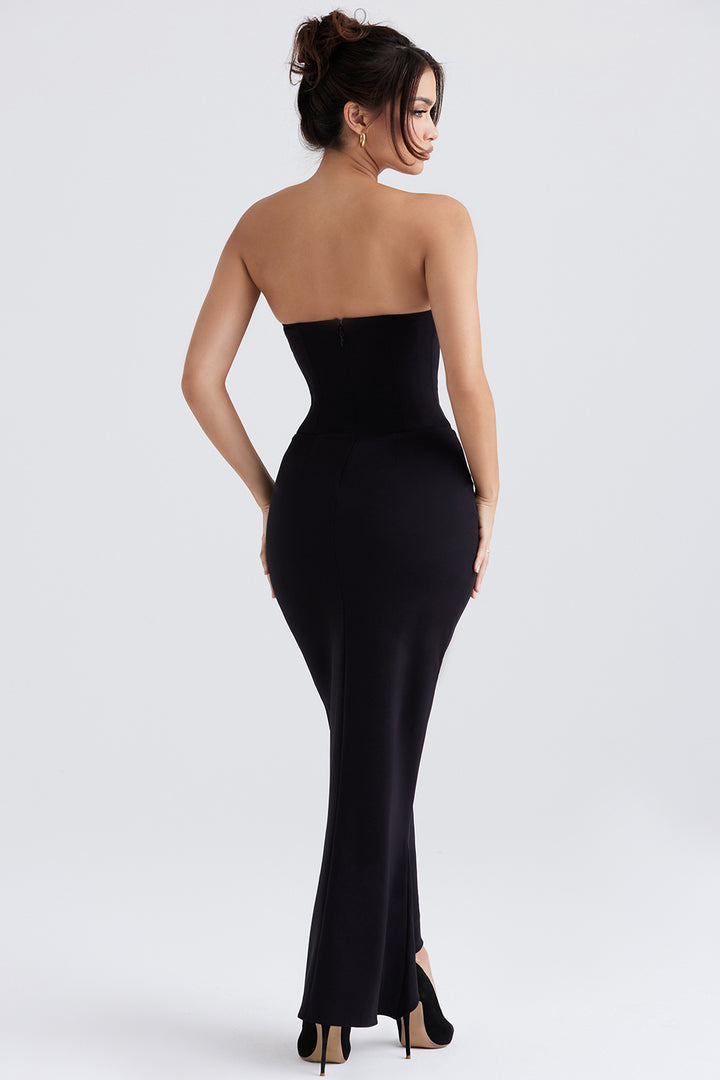 Sabine Maxi (Black) - First Date Rentals