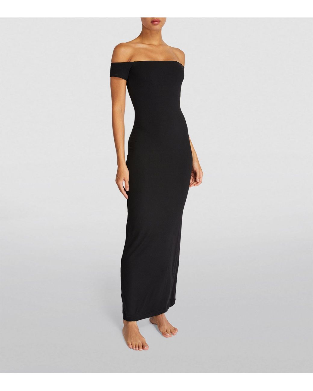 Slip Dress Off Shoulder Onyx FOR SALE