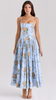 Ysabella Maxi (Blue Vintage Rose)