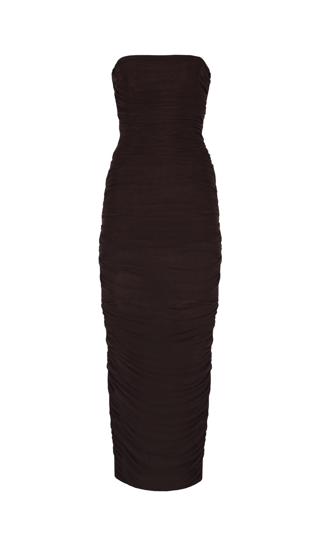 GINNI MESH TUBE DRESS (Brown) - First Date Rentals
