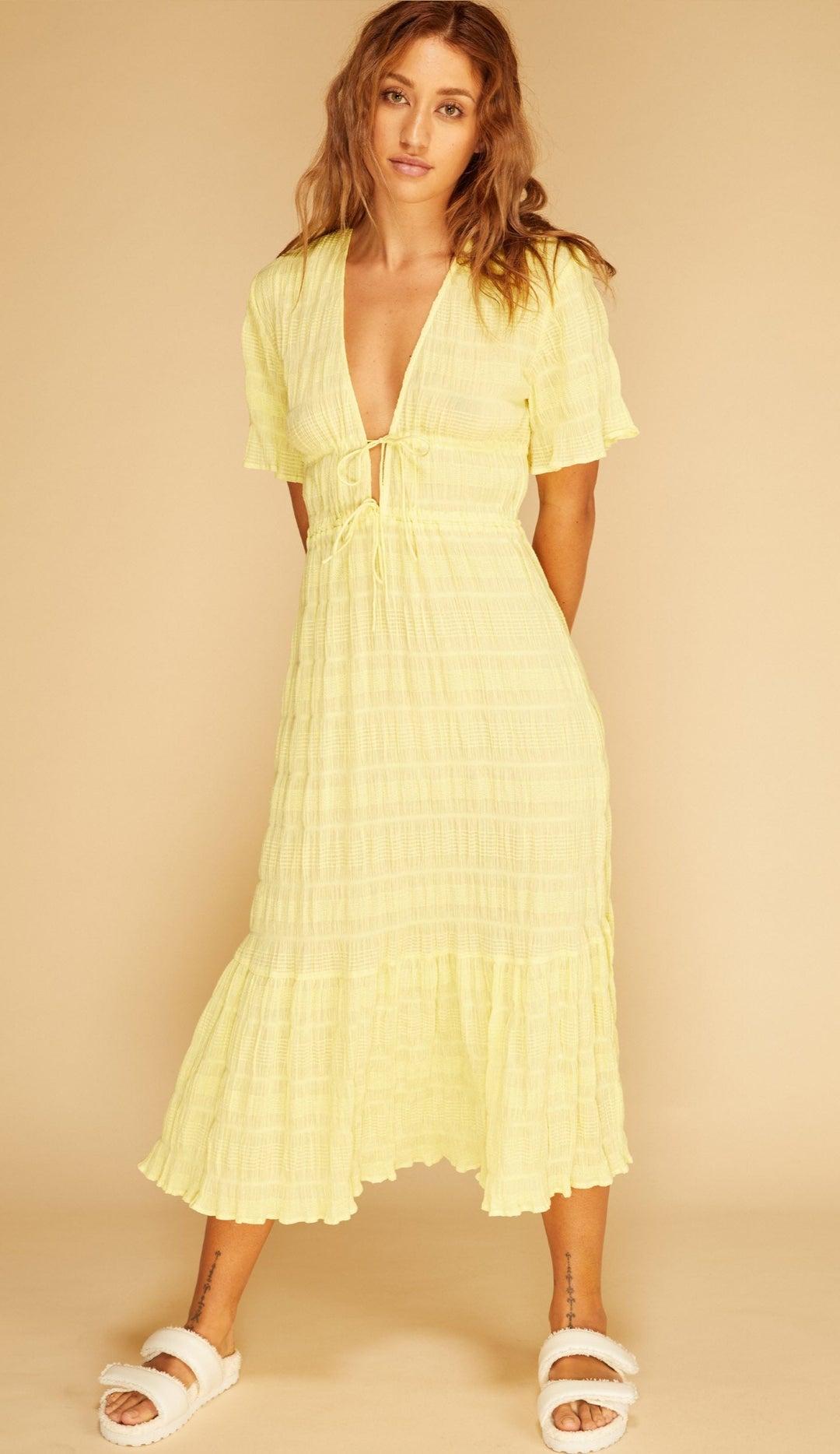 Mirella Dress (Yellow) FOR SALE - First Date Rentals