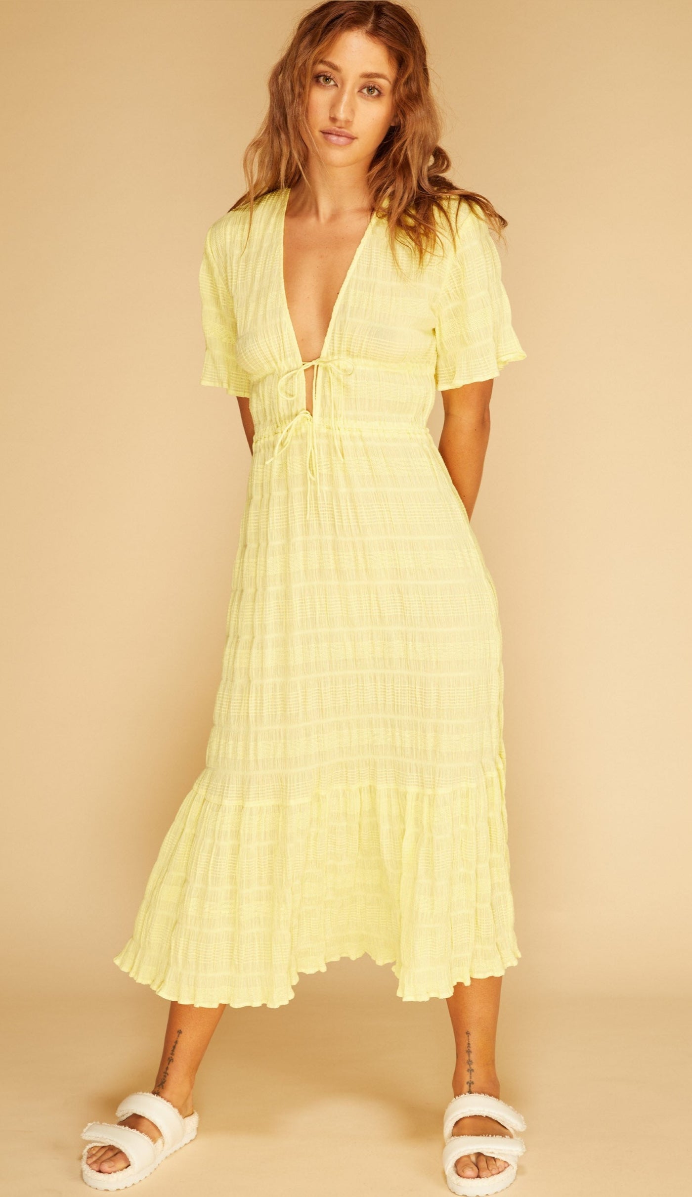 Mirella Dress (Yellow) FOR SALE