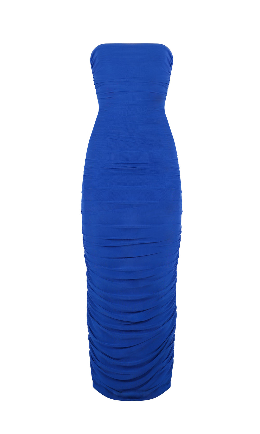 GINNI MESH TUBE DRESS (Blue) - First Date Rentals