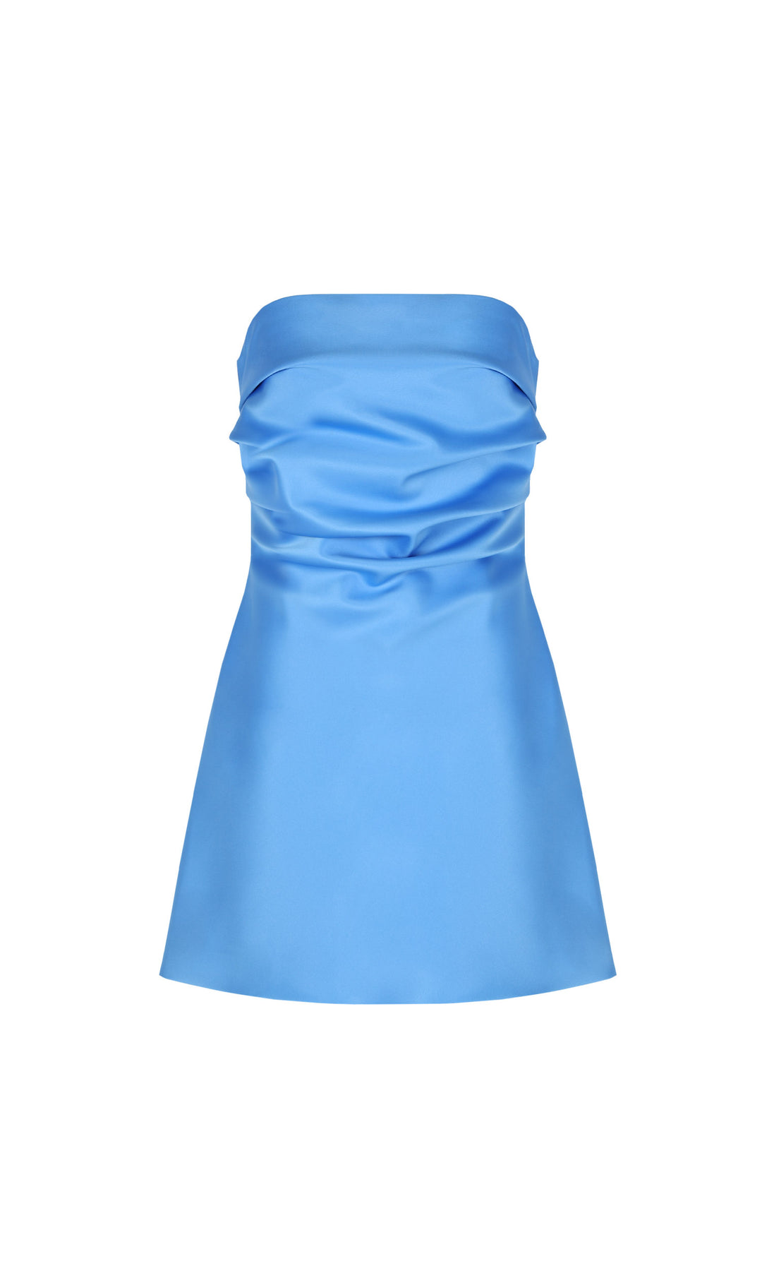 Cher Satin Mini (Blue) - First Date Rentals