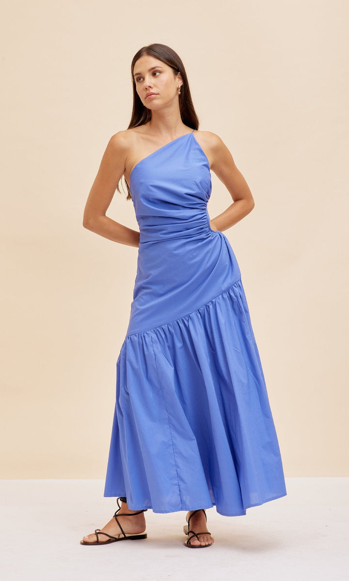 Bettina Dress (Blue) - First Date Rentals