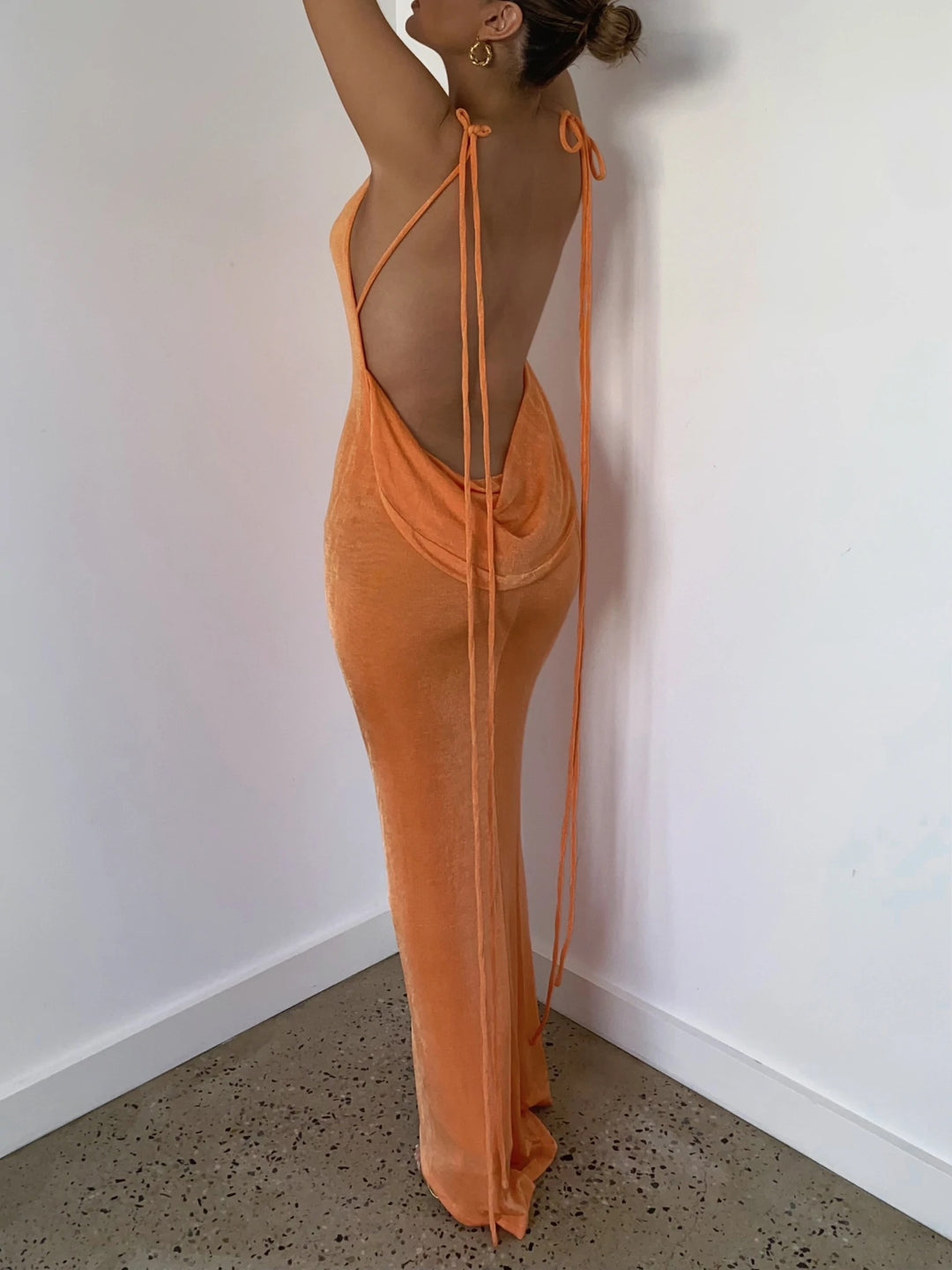 Cristina Gown (Orange) FOR SALE