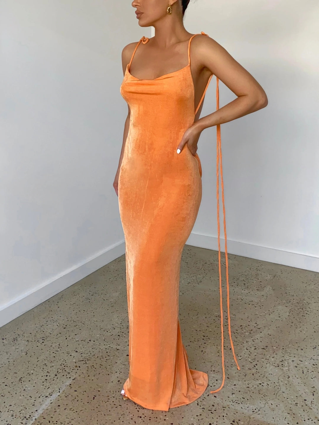 Cristina Gown (Orange) FOR SALE