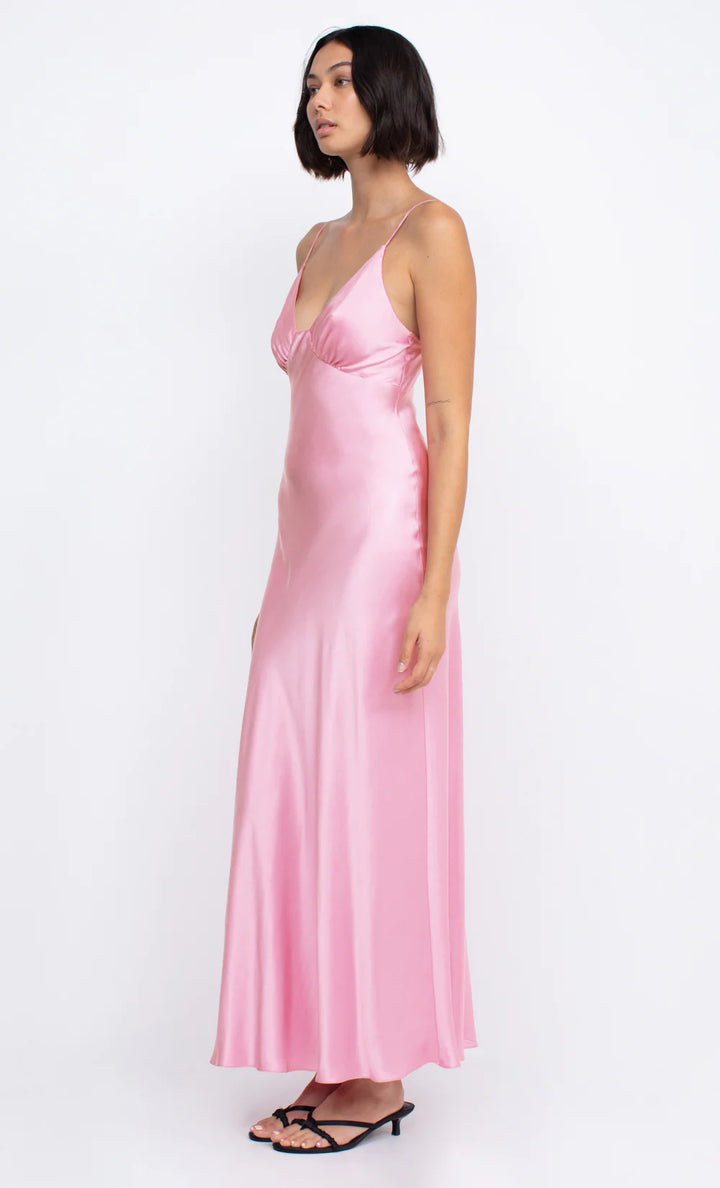 Amber V Pink Dress - First Date Rentals
