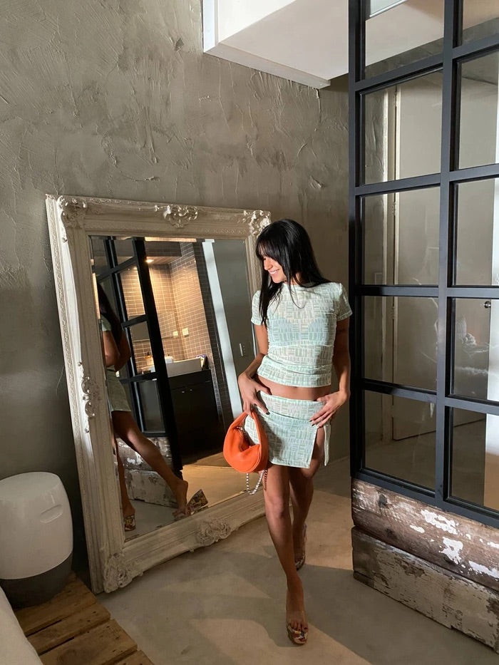 Monogram Set (Pistachio) FOR SALE - First Date Rentals