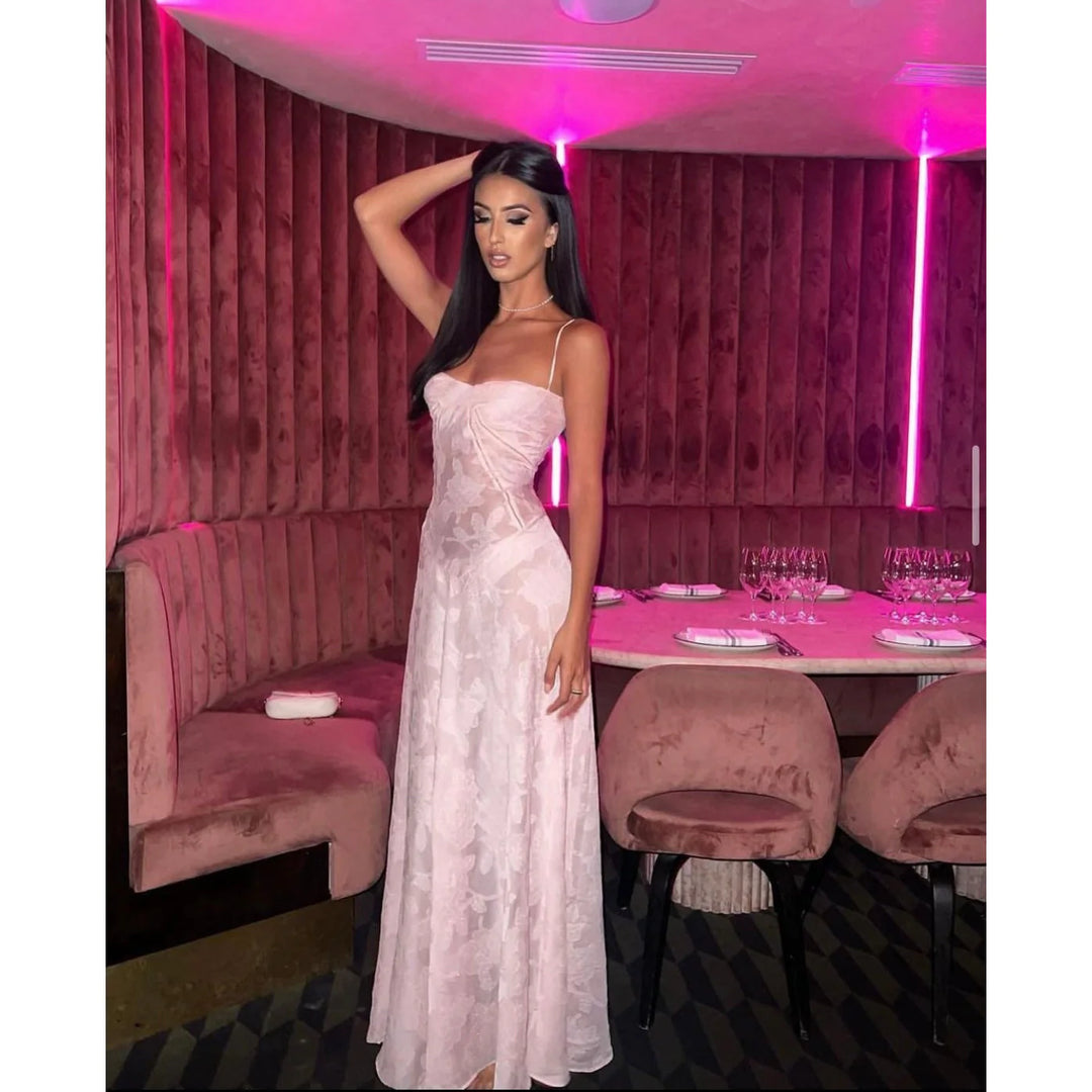 Seren Gown (Pink) - First Date Rentals