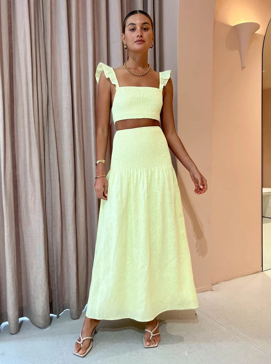Francesca Shirred Set - First Date Rentals