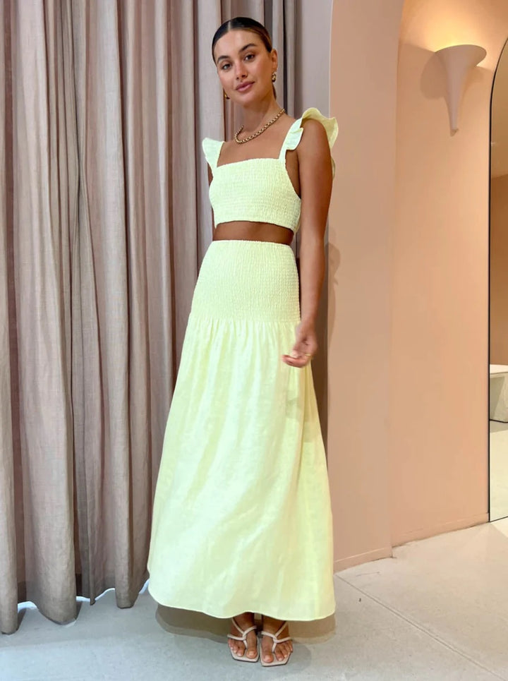 Francesca Shirred Set - First Date Rentals