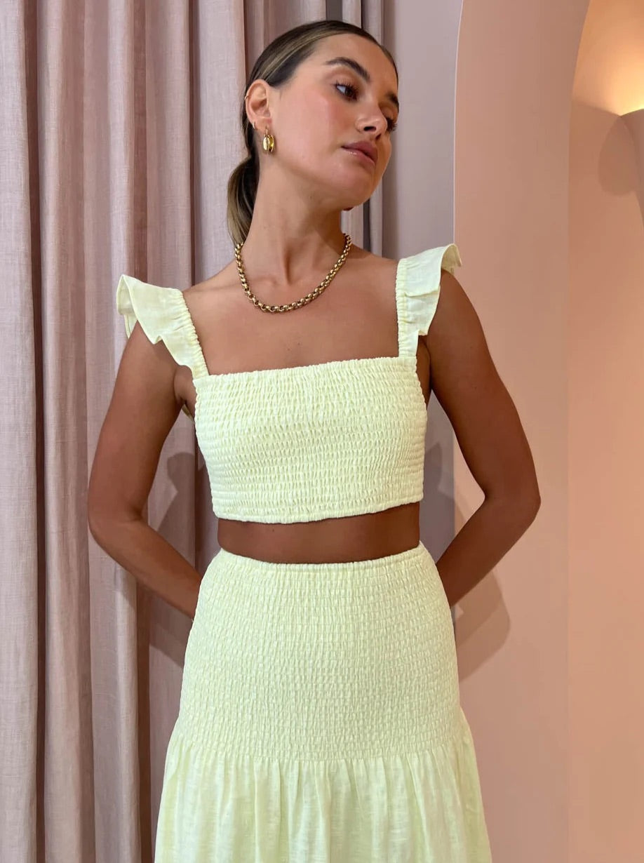 Francesca Shirred Set - First Date Rentals