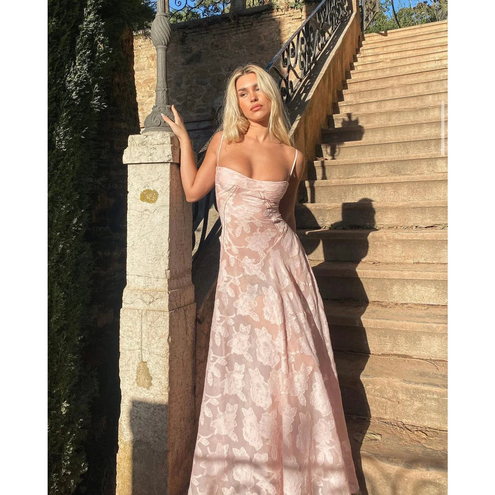 Seren Gown (Pink) - First Date Rentals