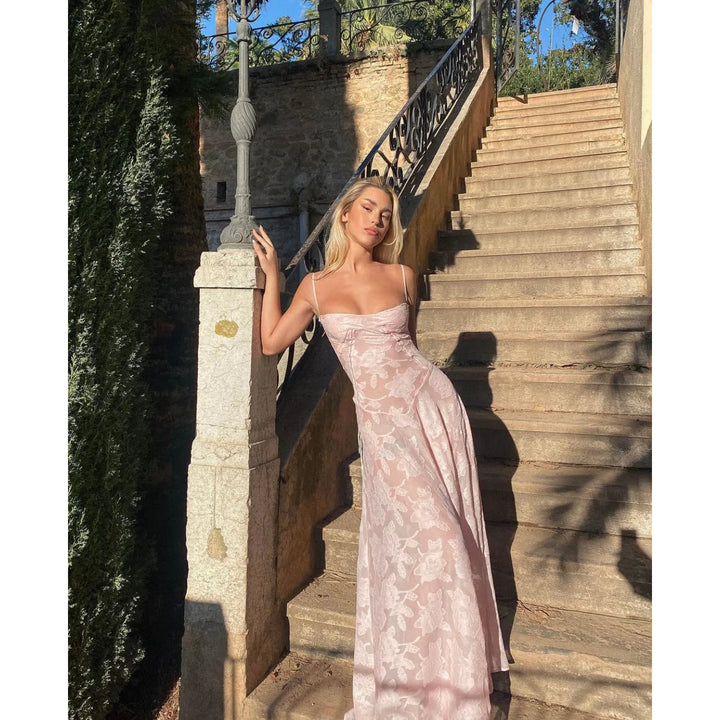 Seren Gown (Pink) - First Date Rentals