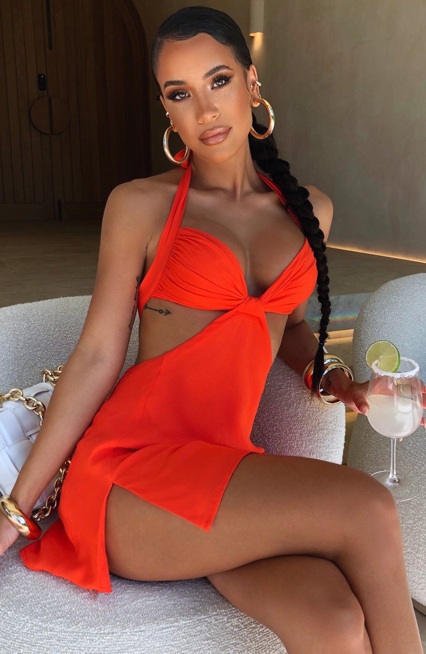 Capri Dress (Orange)