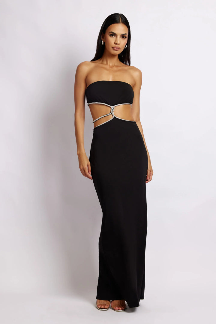 Billie Dress (Black) - First Date Rentals