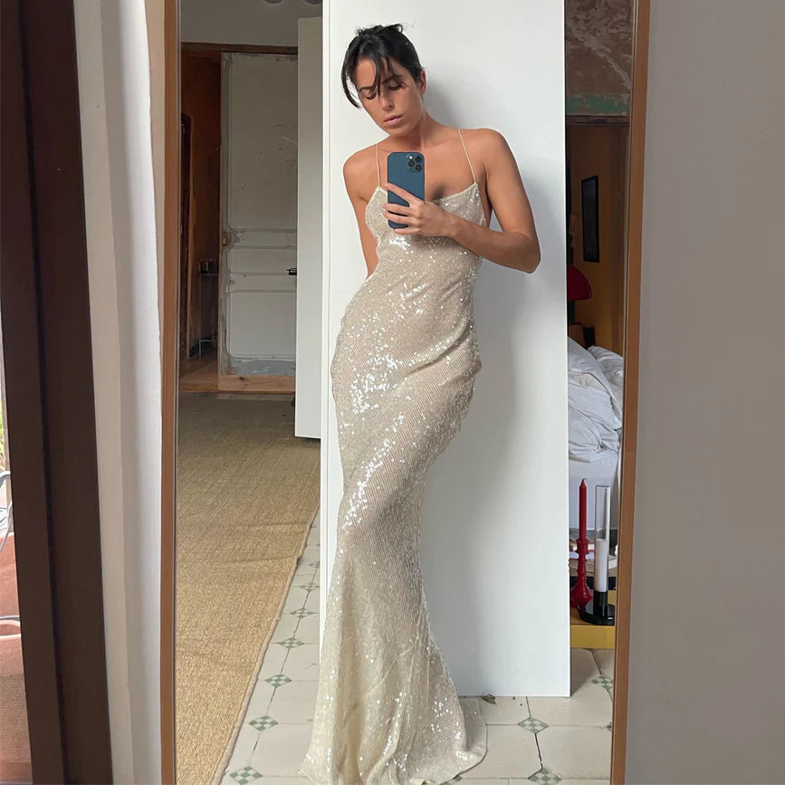 Olympia Sequin Dress - First Date Rentals