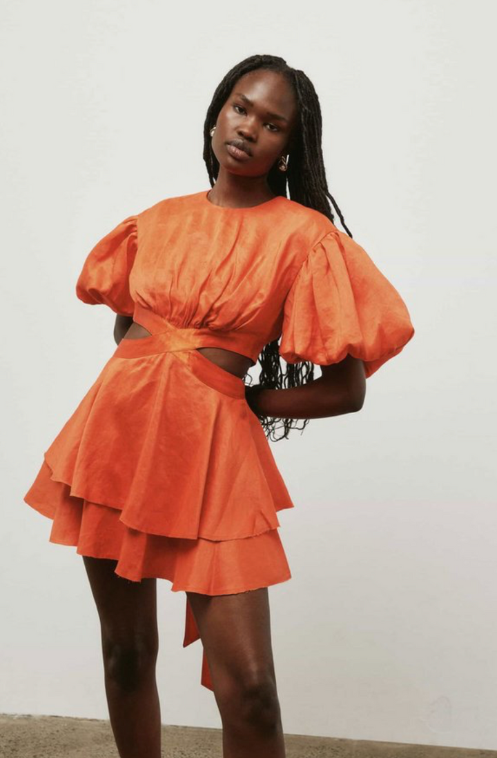 Gracious Cut Out Mini (Saffron) AJE