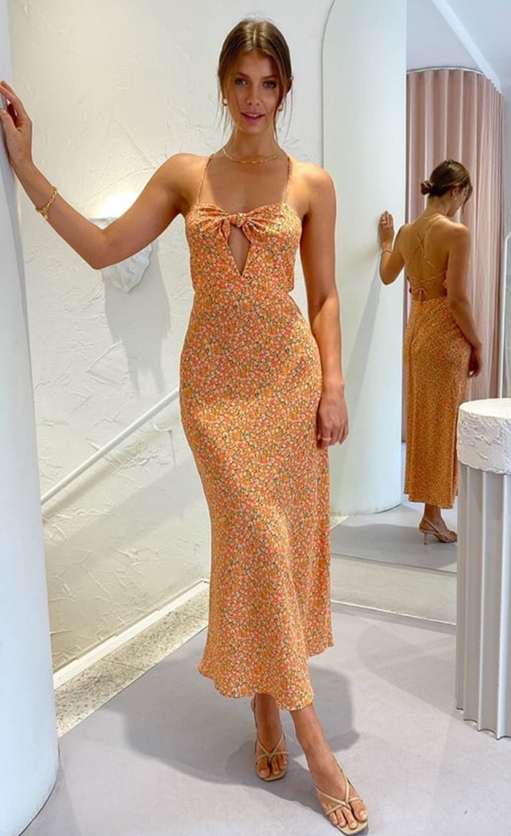 Rosie Midi Dress - First Date Rentals