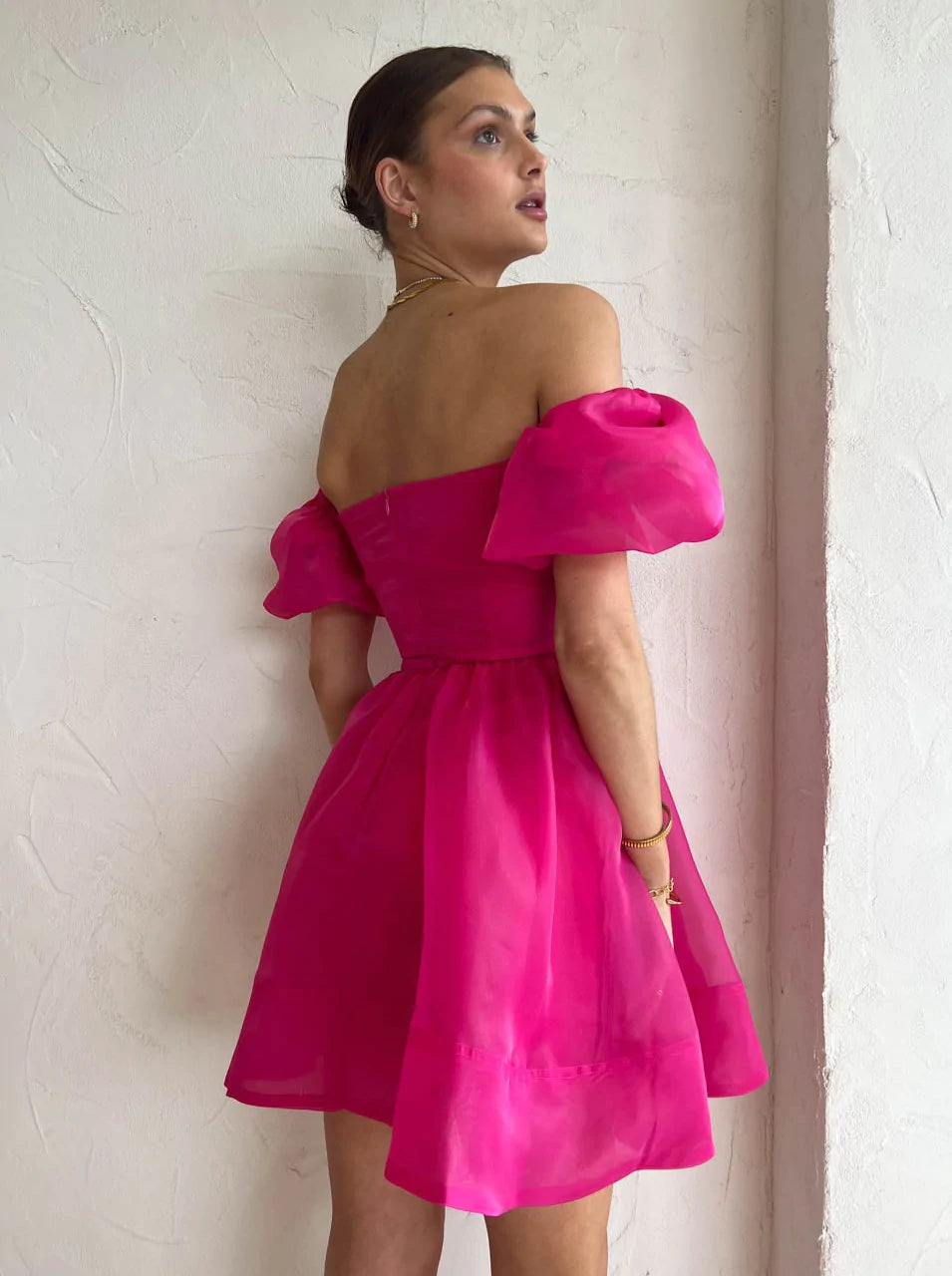 ZURI MINI DRESS FUSCHIA FOR SALE First Date Rentals