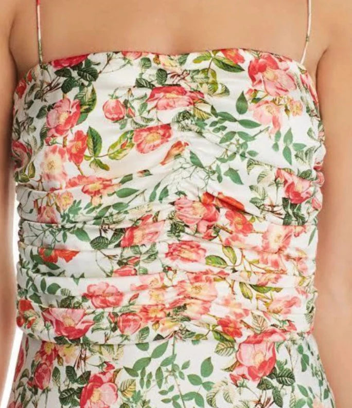 bec and bridge camellia delights mini dress Bec + Bridge Camellia Delights Floral Silk Mini Dress