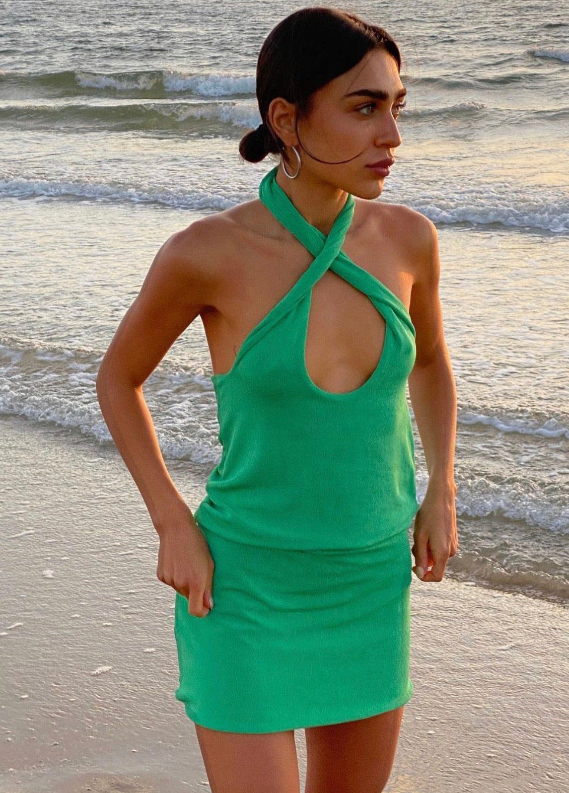 Lena Dress (Green) FOR SALE