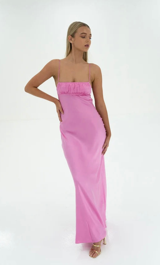 Amber Pink Maxi - First Date Rentals