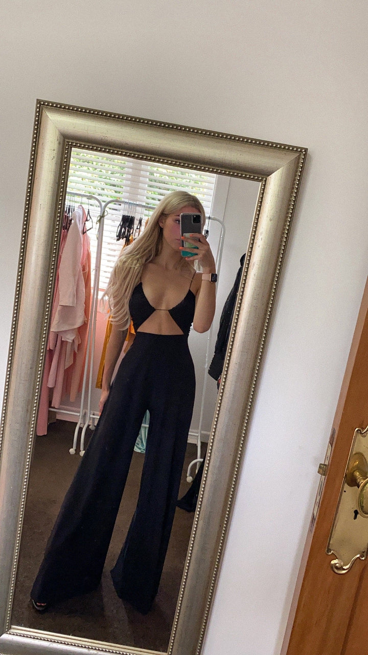Cher Jumpsuit (Black) Natalie Rolt