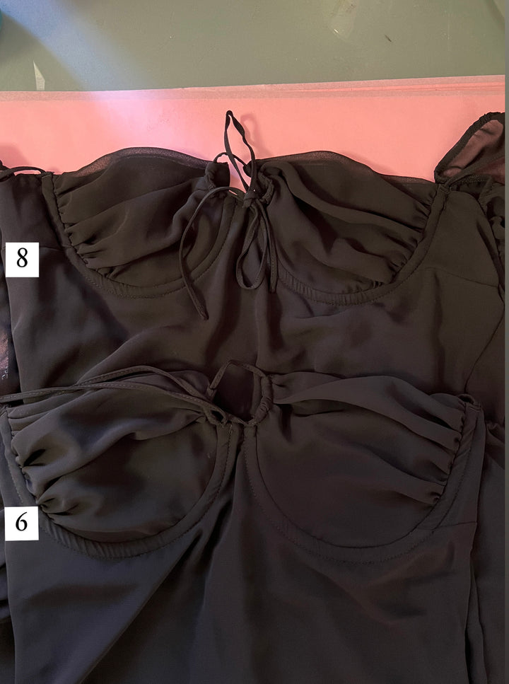 Babydoll Dress (Black) - First Date Rentals