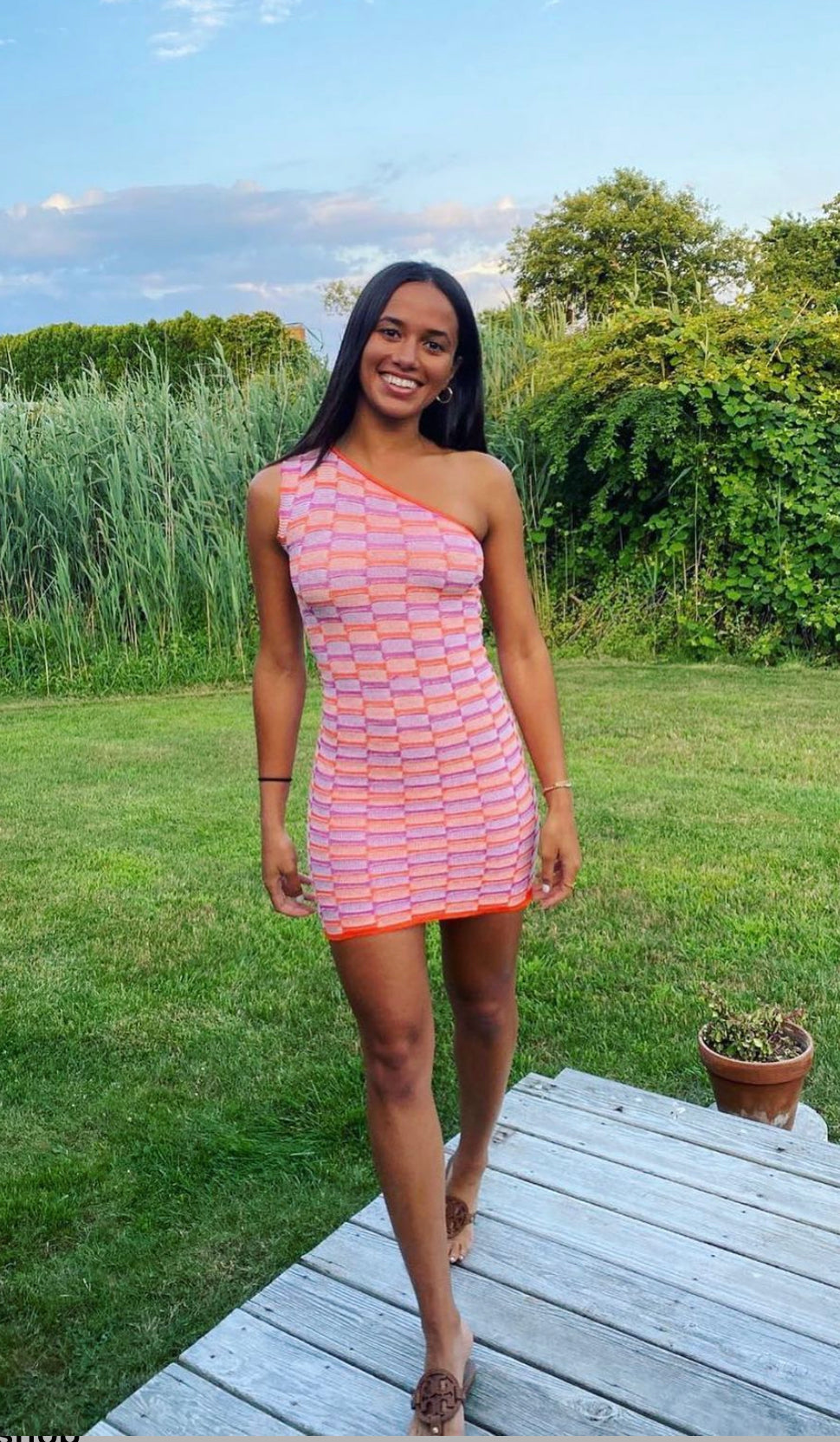 gimaguas orange dress Second-Hand Gimaguas Orange Dress UK 8