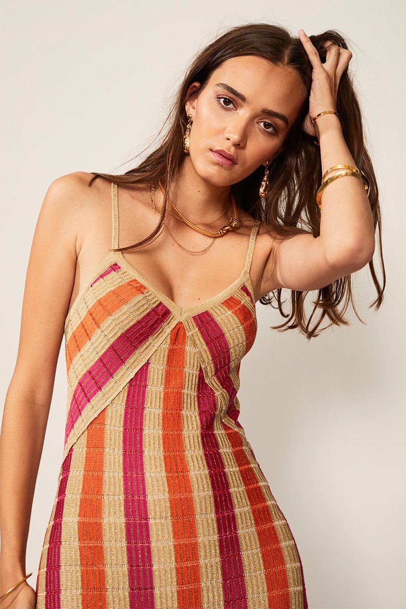 Jacquelyn Knit Slip Dress First Date Rentals