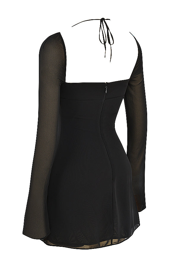 Babydoll Dress (Black) - First Date Rentals